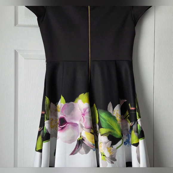 Ted Baker Vidaa Forget-Me-Not Skater Dress. US size 10. See description! - Picture 8 of 14